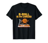 B-Ball est Mon Design de Basket-Ball Cardio Retro Pixel T-Shirt
