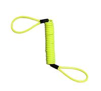 B Baosity 1.5m Cable de Rappel Cables Antivol à Ressort pour Bloque Disque Moto Vélo Scooter - Jaune