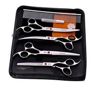 B Baosity 1 Paire de Ciseaux de Toilettage Professionnels pour Chiens (18 Cm), Argent, 7 Pouces
