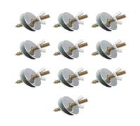 B Baosity 10 écrous et Vis pour La Fabrication de Perchoirs à Oiseaux (M6*30) - Kit de Montage avec écrous et Joints pour Support D'entraînement D'oisea, Double rondelle