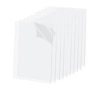 B Baosity 10 Feuilles Acryliques Transparentes pour Photos Portables avec Film pour étiquettes D'identification, Plaques Nominatives, 25cmx20cm