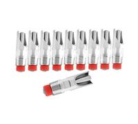 B Baosity 10 Pièces Abreuvoirs Tétines Cochons Automatiques avec Mécanisme Anti-Goutte Acier Inoxydable et Cuivre Montage Rapide Adaptés pour Éleveurs de Porcs, Bouchon en PP