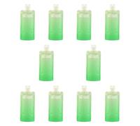 B Baosity 10 Pièces Sac d'Emballage Liquide Pochettes Rechargeables Sacs de Maquillage avec Fermeture Flip Cap pour Stocker Lotion Savon Convient pour, Vert