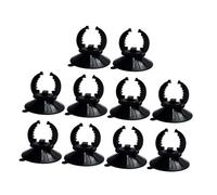 B Baosity 10 Ventouses D'aquarium avec Clips, Fixations pour Tiges Chauffantes, Remplacement Polyvalent pour Tubes d'eau D'aquarium, Clips de Fixati