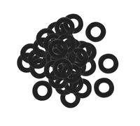 B Baosity 100 Pièces, Joints de Tambour de Support, Joints de Tambour, Rondelles en PP Durables et Inoxydables, Joints pour Vis, Usines, Boulons Domestiques, Noir