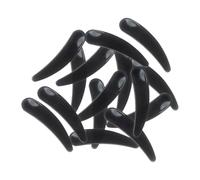 B Baosity 100 Pièces Petit Outil Cosmétique Spatule Mélangeur Échantillonnage Mini Cuillère Crème Visage en PP Pratique Hygiénique Adapté Usage Professionnel, Noir