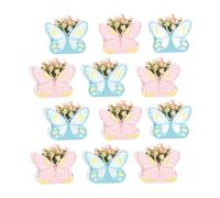 B Baosity 12 Boîtes Cadeaux Papillon En Papier Fleuri pour Cadeaux de D'anniversaire