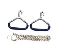 B Baosity 2 Pièces Apparatus OB Vache Outils Chaîne Crochet Acier Inoxydable Poignée Instruments de Naissance Fonction Livrée Adaptée à Ferme Élevage Entraide B, 2 Poignées OB 1 Chaîne