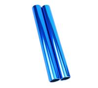 B Baosity 2 Pièces Bâton de Relais Course Piste Terrain Aluminium Alliage Poignée Confortable Antidérapant Impact Résistant Adapté pour Adultes Sport, Bleu