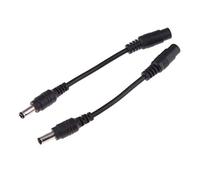 B Baosity 2 Pièces De Câble d'alimentation 5.5x2.1mm Femelle vers Un Câble Adaptateur Mâle 5.5mmx2.5mm