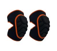 B Baosity 2 Pièces Protège-Coudes Adultes Pads de Protection Absorption des Chocs Garde-Coudes Ergonomiques Anti-dérapant Respirant Sponge Convient pour Cyclism, Orange Noir M