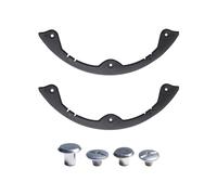 B Baosity 2 Pièces Skateboard Bande Bord Silicone Ajustable Anticollision Protection Extrémité Nez Accessoires pour Longboards Mini Cruisers Adapté Adolescents, 29CM