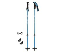B Baosity 2 Pièces Skiing Poles Aluminium Allié Léger avec Système de Verrouillage Externe Amélioré Poignées Ergonomiques et Paniers de Neige Adaptés Aux Hommes, Bleu