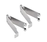 B Baosity 2 Supports Supérieurs de Porte de Garage à Faible Hauteur sous Plafond, Faciles à Installer, En Métal, à Rotation Rapide