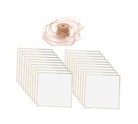 B Baosity 20 Feuilles de pour Fleurs, Papier Fleuriste DIY, Papier épais Han avec Bordure et Ruban, Idéal pour Les Anniversaires et La Saint-Valen, Style A