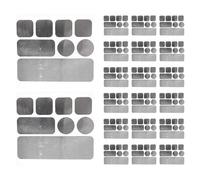 B Baosity 20 Patchs En Aluminium pour Casseroles, Compatibles avec Les Fours et Les Cuiseurs Vapeur.