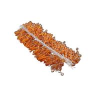 B Baosity 20 Perles Acryliques En Forme de Goutte pour Composition Florale, Idéales pour Les Mariages et Les événements, Orange