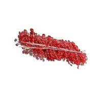 B Baosity 20 Perles Acryliques En Forme de Goutte pour Composition Florale, Idéales pour Les Mariages et Les événements, Rouge