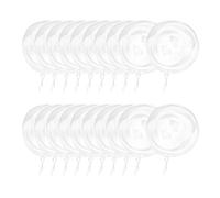 B Baosity 20 Pièces Bobo Ballons Transparents Bulles Décoratives Gonflables Robustes et Souples Adaptés pour Célébrations Décoration Intérieure Jardin Piscine, 12 pouces