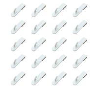 B Baosity 20 Pièces Crochets Crochets Pegboard Support Rangement Organisateur Polyvalent En Pp pour Suspendre Outils Bijoux Vêtements Adaptés à, Blanc