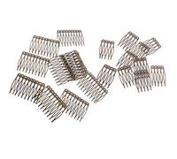 B Baosity 20x Peigne à Cheveux en Métal Accessoire Cheveux Femme Rétro Bronze