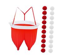 B Baosity 21 Pièces Santa Pants Jeu de Lancer de Ensemble Interactif Polyester Amusant pour Activité de Noël à la Maison Rassemblement Familial