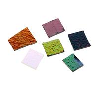 B Baosity 28g Verre Fusible Looks Uniques avec des Textures Dichroïques Embellissement de Surface