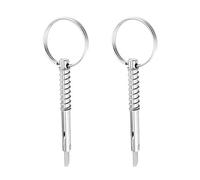 B Baosity 2pcs Goupille de Libération Rapide pour Bateau Bimini Top Marine - 5X51mm