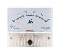 B Baosity 2x 85C1 Analogique Panel Meter DC 50μA, 100μA, 200μA, 500μA, 20A Mètre pour 1 PIÈCES