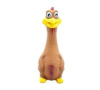 B Baosity 2X Poulet en Caoutchouc, Jouet Farceur Original, Poulet en Caoutchouc Qui, Jouet pour Chien Qui, Jouet à Mordre