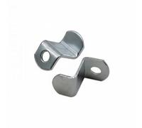 B Baosity 3 Pièces Équerre en Acier Z Forme Support Angle Renfort Fixation Métal Trous Pré-percés pour Montage Rapide Adaptée à L'Assemblage Bois Répara, 3 pièces