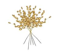 B Baosity 30 Perles Acryliques en Forme de Branches de Fleurs et de Gouttes d'eau pour Décorations DIY, Idéales pour Un Anniversaire Ou Une Utilisation Quot, Orange
