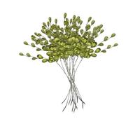 B Baosity 30 Perles Acryliques en Forme de Branches de Fleurs et de Gouttes d'eau pour Décorations DIY, Idéales pour Un Anniversaire Ou Une Utilisation Quot, Vert