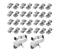 B Baosity 30 Pièces Clips Câble Support Fil Photovoltaïque Collier Fixation Inoxydable Organisation Cordons Structure Solaire Convient au Montage Panneaux