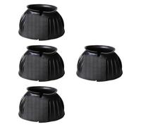 B Baosity 4 Pièces Bottes de Sabot Cheval Bottes Caoutchouc Protection Équine Bottes Cloche Accessoires Antidérapant Confortable Adapté à Équitation Saut Cross-, XL