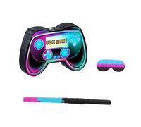 B Baosity 4 Pièces Manette de Jeu Accessoire D'Anniversaire Jeu de Fête pour Enfants avec Bâton et Bandana Inclus Adapté pour Fêtes Thème Consoles