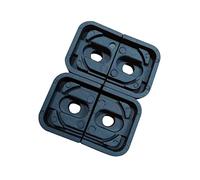 B Baosity 4x Coussinet de Support Anti-vibrations pour Unité Extérieure de Climatisation, Antidérapant, En Caoutchouc, Isolant Anti-vibrations, Fixation Carrée