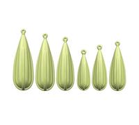 B Baosity 5 Pièces Bouchons D'Entraînement à Lancer Leurres Appâts Pêcheur Précision Accessoire PVC Doux Poids Concentré Convient pour Enfants Adultes Débutants, Vert 6 pièces