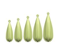 B Baosity 5 Pièces Bouchons D'Entraînement à Lancer Leurres Appâts Pêcheur Précision Accessoire PVC Doux Poids Concentré Convient pour Enfants Adultes Débutants, Vert 5 pièces
