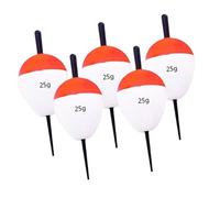 B Baosity 5 Pièces Flotteurs de Pêche Bouchons de Ligne à pour Montage Indicateurs Coulissants en Mousse Légère Adapté pour La Pêche de La Perche E, 25g