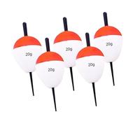 B Baosity 5 Pièces Flotteurs de Pêche Bouchons de Ligne à pour Montage Indicateurs Coulissants en Mousse Légère Adapté pour La Pêche de La Perche E, 20g