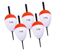 B Baosity 5 Pièces Flotteurs de Pêche Bouchons de Ligne à pour Montage Indicateurs Coulissants en Mousse Légère Adapté pour La Pêche de La Perche E, 3g