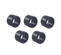 B Baosity 5 Pièces Protège-Inserts Porte-Cannes Pêche Support Tube Accessoire Marin Caoutchouc Remplacement Portable Adapté Pêche Bateau Yacht Installat, Noir