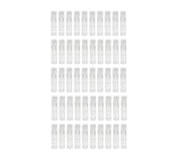 B Baosity 50 Pièces Tube à Lèvres Rotatif Récipient Vide Bouteille Échantillon Design Sans Fuite En PP Adapté pour Fabrication Maison, Clair