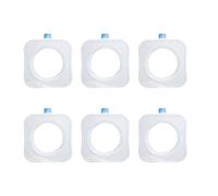 B Baosity 6 Pièces Bloc de Glace Pack Refroidisseur Transportable Réutilisable Gel Étanche Léger pour Sac Isotherme Boîte Congélateur Convient Camping Pêche Pla, 13.5cmx11.5cmx4cm
