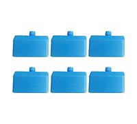 B Baosity 6 Pièces Bloc de Glace Pack Refroidisseur Transportable Réutilisable Gel Étanche Léger pour Sac Isotherme Boîte Congélateur Convient Camping Pêche Pla, 7.5cmx9.5cmx6.5cm