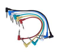 B Baosity 6 X 30cm / 1ft Effets Guitare FX Pédale Patch Câble Cordon AMP Cord 1/4 '' Jack 6.35mm