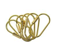 B Baosity 6pcs Mousqueton de Porte-clés Anneau Artisanat Pendaison