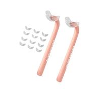 B Baosity 7 Pièces Pochoirs Eyeliner Silicone Outil Maquillage Yeux Multifonction Guide Sourcils Réutilisable Smoky Gabarit Aide Pointe e Adapté Débutants, rose