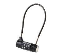 B Baosity à Combinaison à 4 Chiffres avec Câble Antivol, Robuste et Polyvalent, Idéal pour Les, Les Boîtes à Outils, Les Armoires de Rangement et, Câble de 17.5 Cm